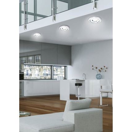Einbaubeleuchtung EYE 1xGU10/35W/230V