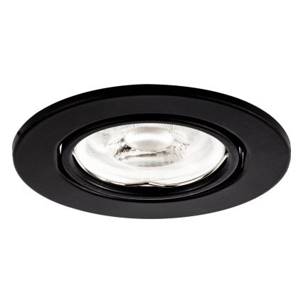 Einbauleuchte 1x GU10/MR16, 10 W, 230 V, Ø 9 cm, schwarz