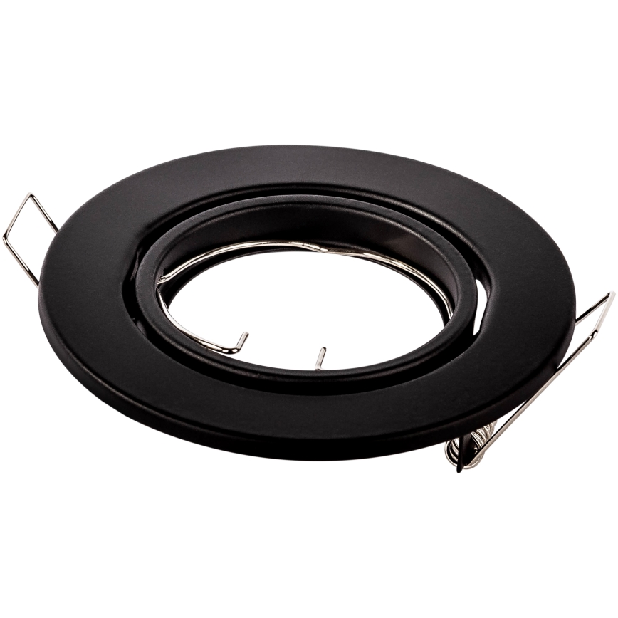 Einbauleuchte 1x GU10/MR16, 10 W, 230 V, Ø 9 cm, schwarz