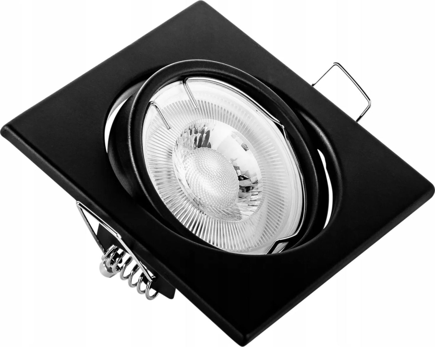 Einbauleuchte 1xGU10/MR16/10W/230V 9x9 cm schwarz