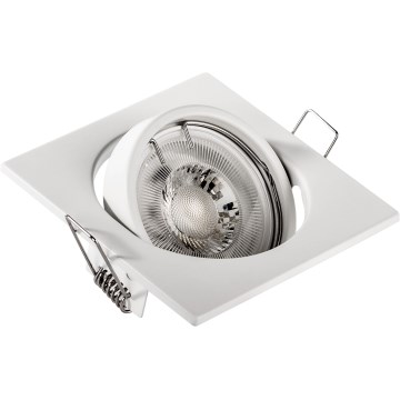 Einbauleuchte 1xGU10/MR16/10W/230V 9x9 cm weiß