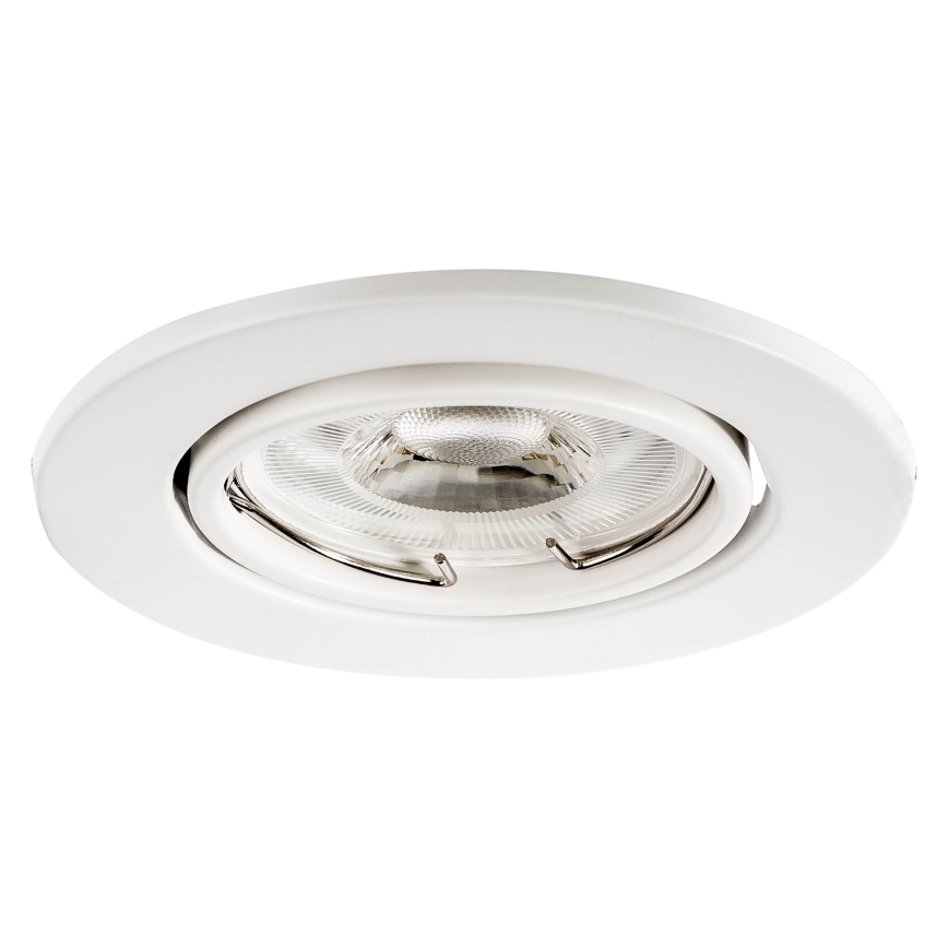 Einbauleuchte für 1x GU10/MR16, 10 W, 230 V, Ø 9 cm, weiß