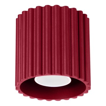 Einbaustrahler AURA 1x GU10/10W/230V Ø 10 cm rot