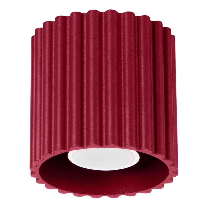 Einbaustrahler AURA 1x GU10/10W/230V Ø 10 cm rot