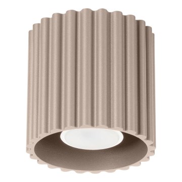 Einbaustrahler AURA 1xGU10/10W/230V, Ø 10 cm, taupe