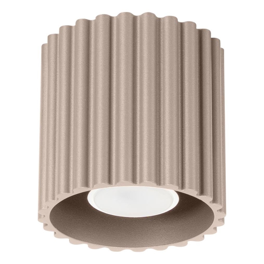 Einbaustrahler AURA 1xGU10/10W/230V, Ø 10 cm, taupe