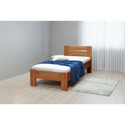 Einzelbett AMBER 90x200 cm Nussbaum