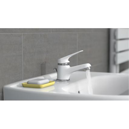 Eisl NI075SCR - Waschtischarmatur SPEED weiß/Glanzchrom