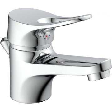 Eisl NI075VECR - Waschtischarmatur + Ablaufgarnitur mit Überlauf VERONA Hochglanz-Chrom