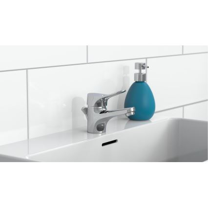 Eisl NI075VECR - Waschtischarmatur + Ablaufgarnitur mit Überlauf VERONA Hochglanz-Chrom