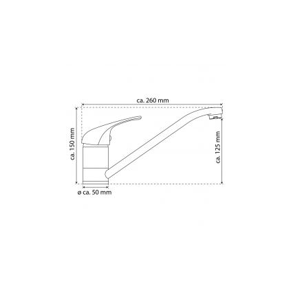 Eisl NI182CR - Spültischarmatur GRANDE VITA CLASSIC, hochglänzender Chrom