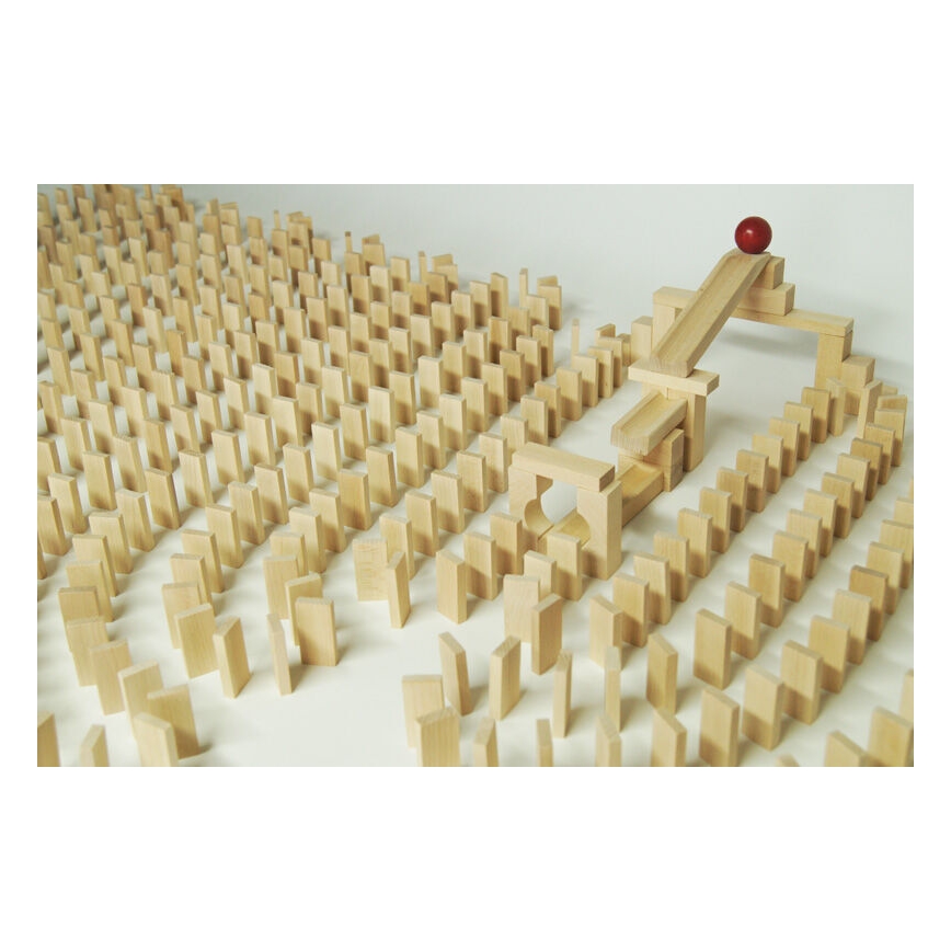 EkoToys - Holz-Dominos 830 Stk. Buche