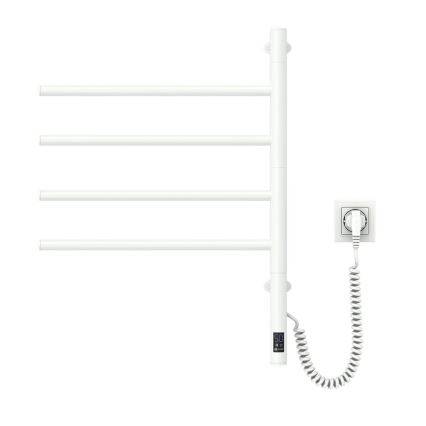 Elektrischer Handtuchwärmer mit Thermostat ARABESQUE 150W/230V 64,6 cm IP44 weiß