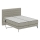 Elektrisches verstellbares Polsterbett mit Matratzen MILA 180x200 cm grau