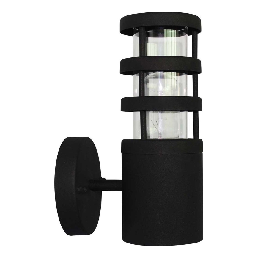 Elstead - Außenwandleuchte HORNBAEK 1xE27/60W/230V IP44 schwarz