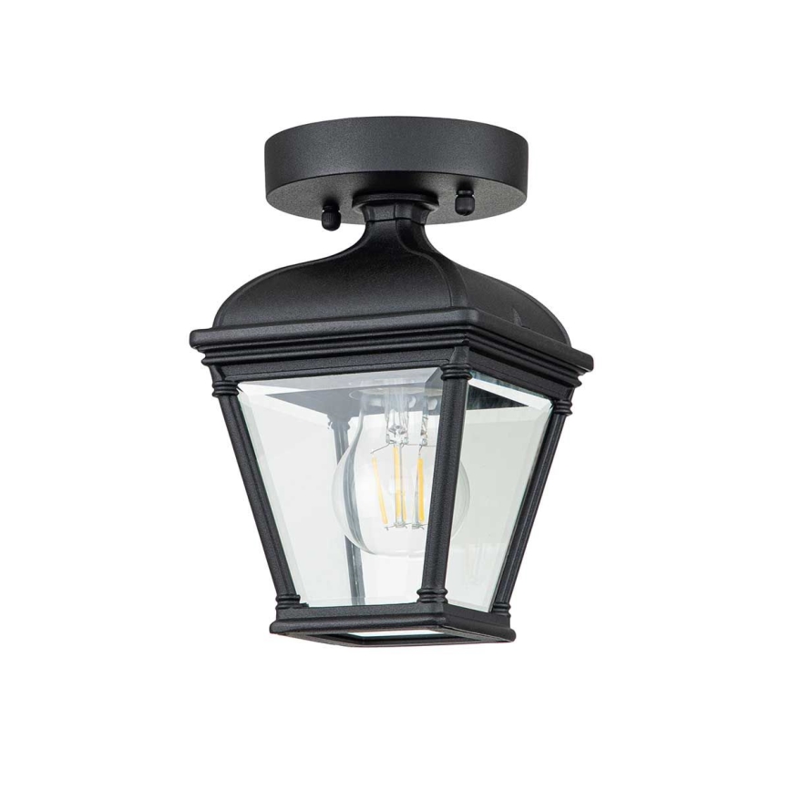 Elstead - Außen-Deckenleuchte BAYVIEW 1xE27/60W/230V IP44 schwarz