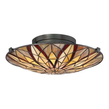 Elstead - Deckenleuchte Tiffany VICTORY 2xE27/60W/230V