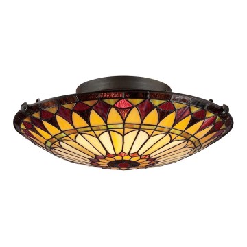 Elstead - Deckenleuchte Tiffany WEST 2xE27/75W/230V