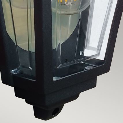 Elstead - Außenwandleuchte DECO LANE 1xE27/60W/230V IP44 schwarz