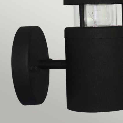 Elstead - Außenwandleuchte HORNBAEK 1xE27/60W/230V IP44 schwarz