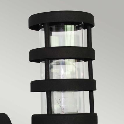 Elstead - Außenwandleuchte HORNBAEK 1xE27/60W/230V IP44 schwarz