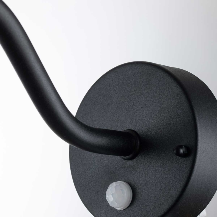 Elstead - Außenwandleuchte mit Sensor KLAMPENBORG 1xE27/60W/230V IP44