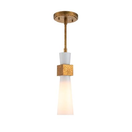 Elstead - Deckenleuchte an Stange KRISTY 1xE27/40W/230V Ø 15,2 cm kupferfarben