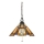 Elstead - Kronleuchter Tiffany INGLENOOK mit Kette 3xE27/60W/230V