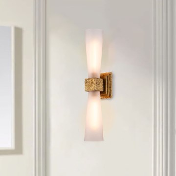 Elstead - LED Badezimmer-Wandleuchte KRISTY 2xG9/4W/230V IP44 kupferfarben