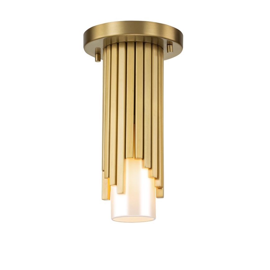 Elstead - Pendelleuchte an Stange MARVELE 1xE14/40W/230V goldfarben