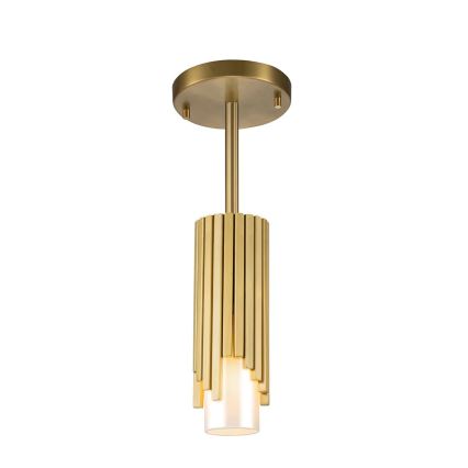 Elstead - Pendelleuchte an Stange MARVELE 1xE14/40W/230V goldfarben