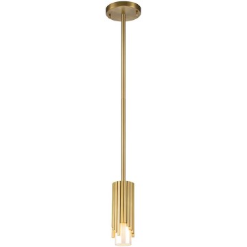 Elstead - Pendelleuchte an Stange MARVELE 1xE14/40W/230V goldfarben