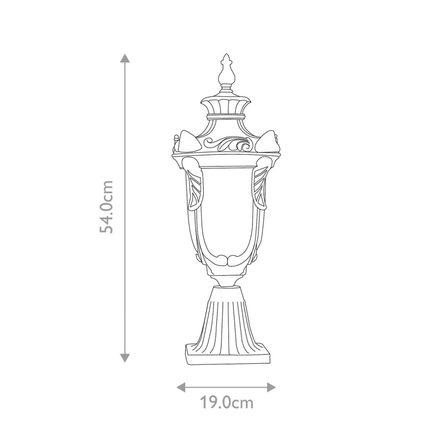 Elstead - Außenleuchte PHILADELPHIA 1xE27/60W/230V IP44 bronzefarben