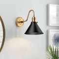 Elstead PV1-AB-MB - Wandleuchte PROVENCE 1xE27/60W/230V gold/schwarz