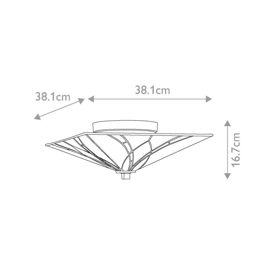 Elstead - Deckenleuchte Tiffany ASHEVILLE 2xE27/60W/230V