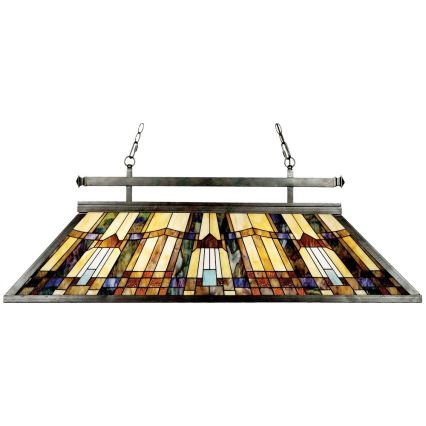 Elstead - Kronleuchter an Kette Tiffany INGLENOOK 3xE27/100W/230V