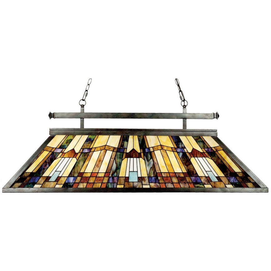 Elstead - Kronleuchter an Kette Tiffany INGLENOOK 3xE27/100W/230V