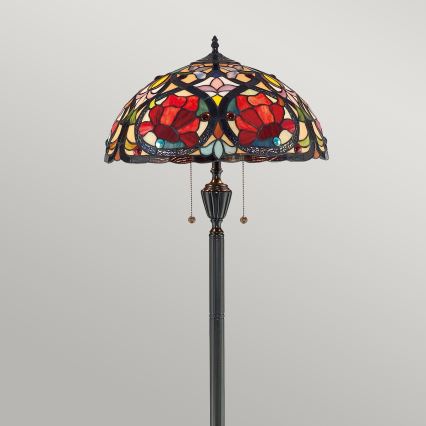 Elstead - Stehleuchte Tiffany LARISSA 2xE27/100W/230V