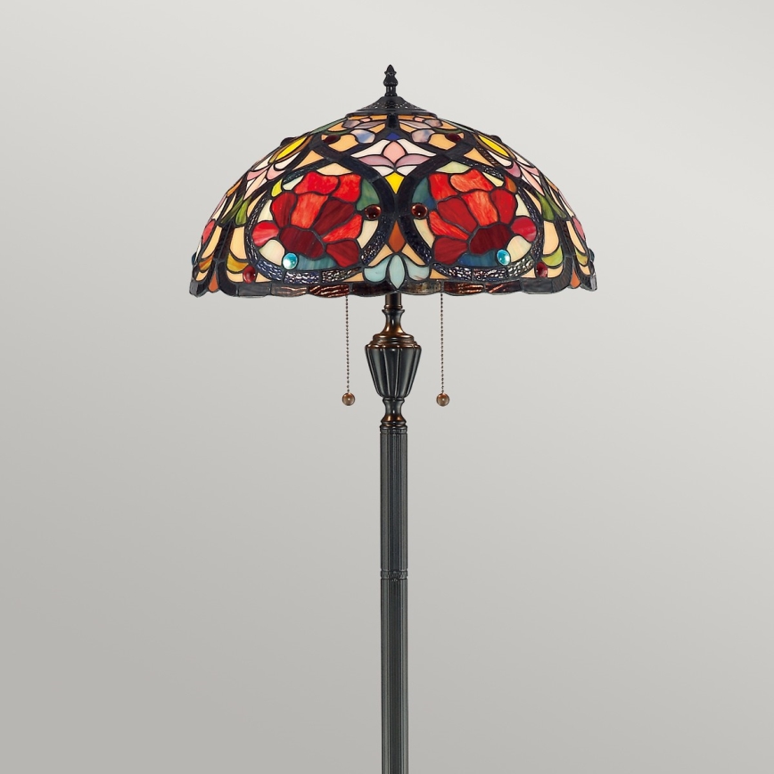 Elstead - Stehleuchte Tiffany LARISSA 2xE27/100W/230V
