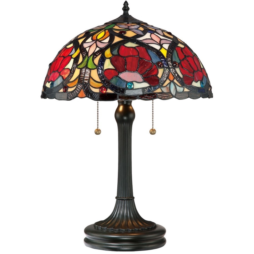 Elstead - Tiffany-Tischlampe LARISSA 2xE27/60W/230V