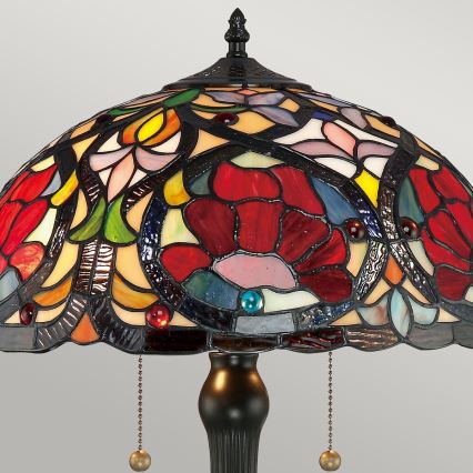 Elstead - Tiffany-Tischlampe LARISSA 2xE27/60W/230V