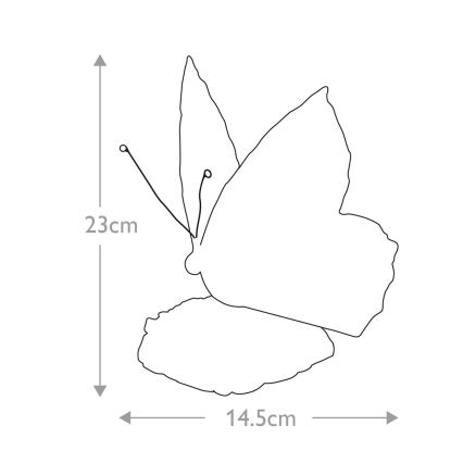 Elstead - LED-Dekorleuchte TIFFANY 1xG9/3W/12V Schmetterling