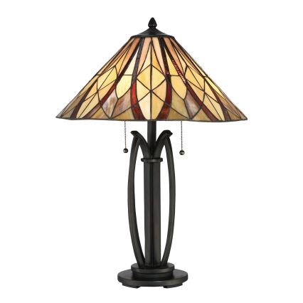 Elstead - Tischlampe Tiffany VICTORY 2xE27/60W/230V