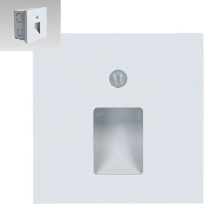 Emithor 70420 – LED-Treppenleuchte mit Sensor VIX LED/1W/230V 4000K weiß