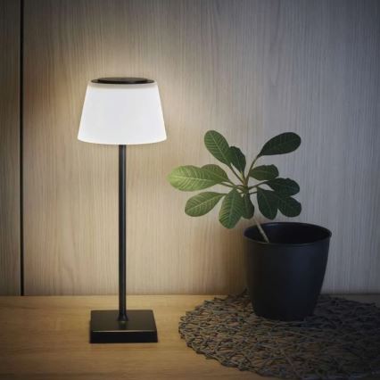 Dimmbare wiederaufladbare LED-Leuchte KATIE LED/4W/10V 1800mAh IP44 CRI 90 schwarz