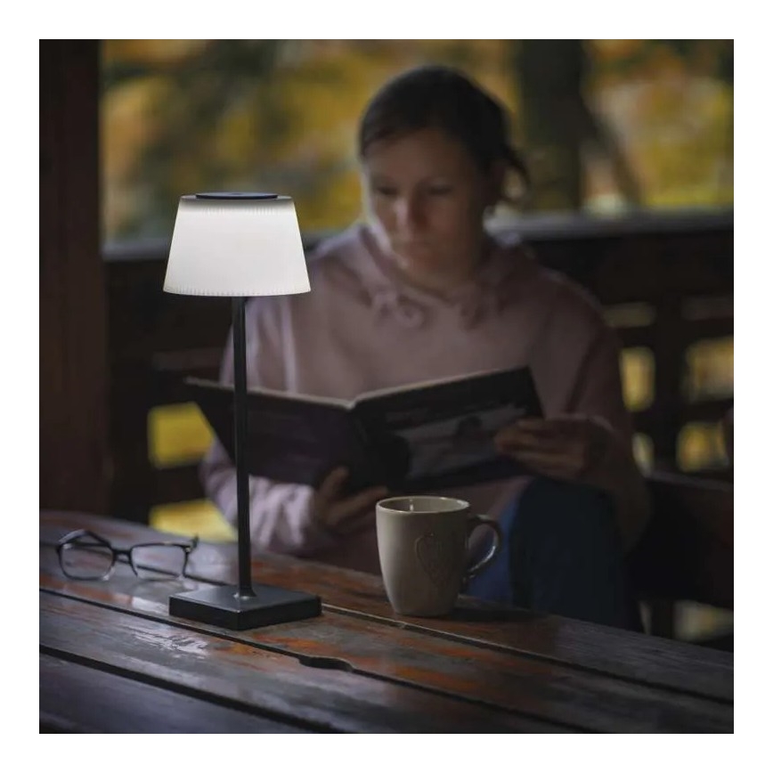 Dimmbare wiederaufladbare LED-Leuchte KATIE LED/4W/10V 1800mAh IP44 CRI 90 schwarz