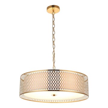 Endon 101569 - Kronleuchter an Kette CORDERO 3xE27/10W/230V goldfarben