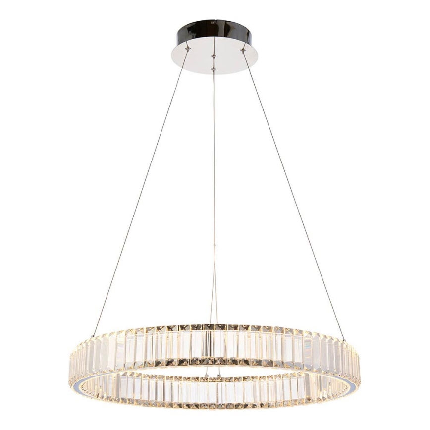 Endon 102255 - LED-dimmbare Pendelleuchte an Kabel LAGUNA LED/36W/230V glänzender Chrom