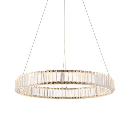 Endon 102255 - LED-dimmbare Pendelleuchte an Kabel LAGUNA LED/36W/230V glänzender Chrom