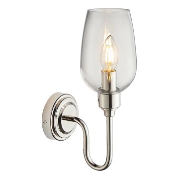 Endon 103316 - Wandleuchte STOURTON 1xE14/6W/230V, glänzender Chrom